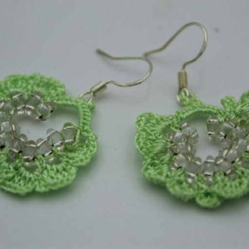 Aqua Green earrings1