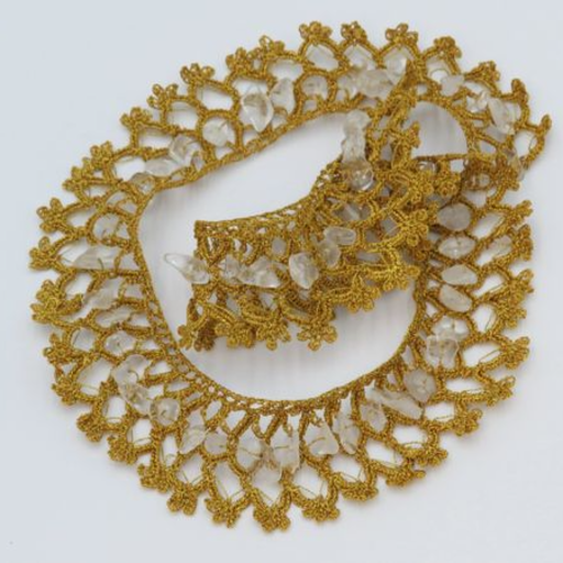 Gold with Sea glass beads2