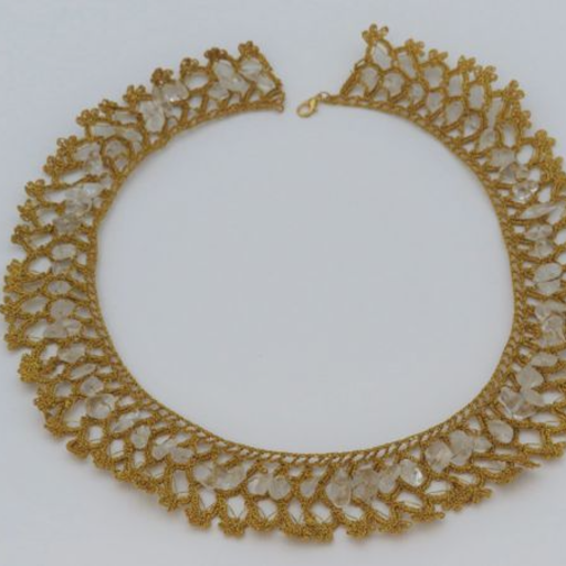 Gold with Sea glass beads3