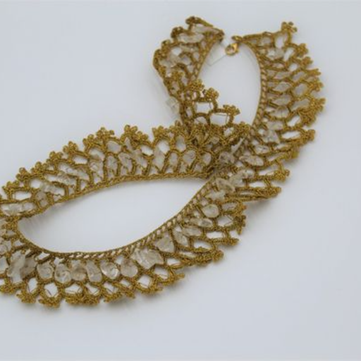 Gold with Sea glass beads4
