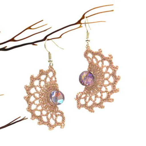 Half moon Light pink with gold4
