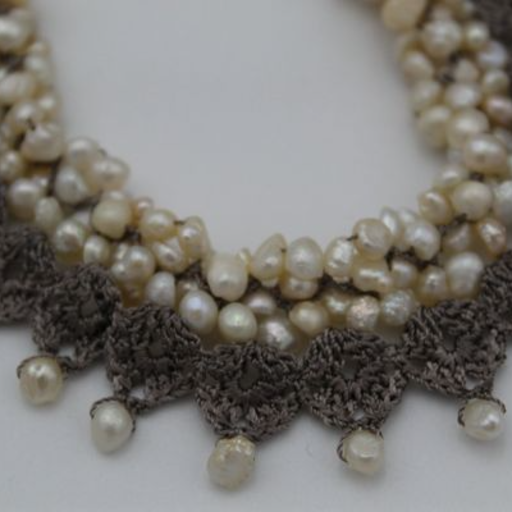 Natural Pearls and crochet2