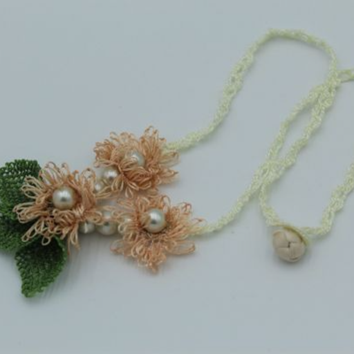 Peach clove needle Lace4
