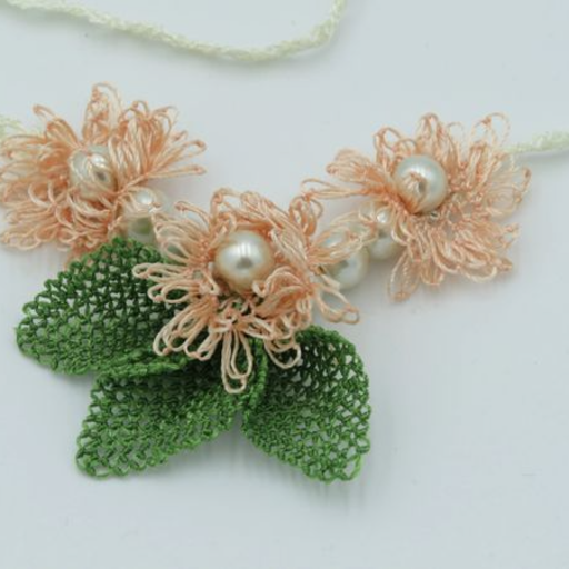 Peach clove needle Lace7