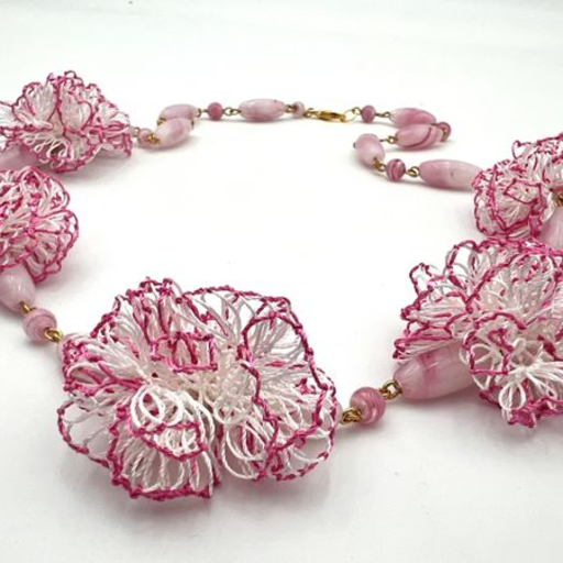 Pink Clove and Czech Glass (1)