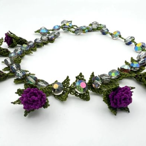 Purple Needle Lace Rose1