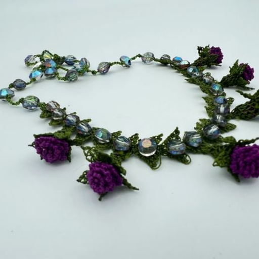 Purple Needle Lace Rose4