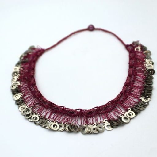 Purple with methallic sequin4