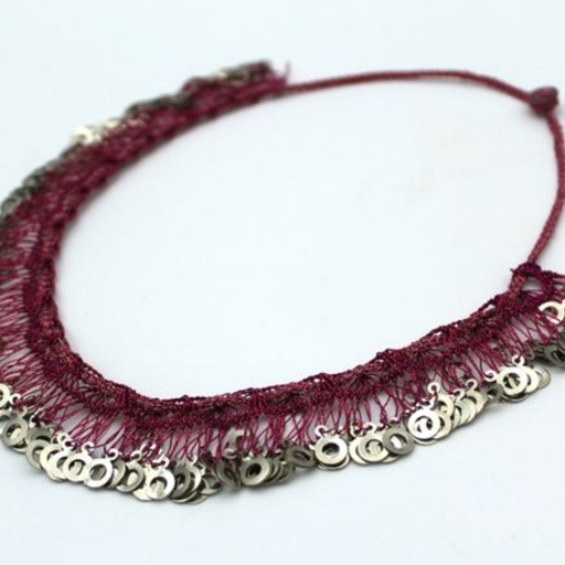 Purple with methallic sequin5