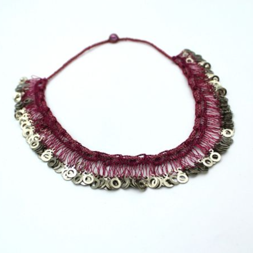 Purple with methallic sequin6